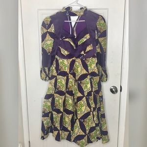 African Multicolored Dress